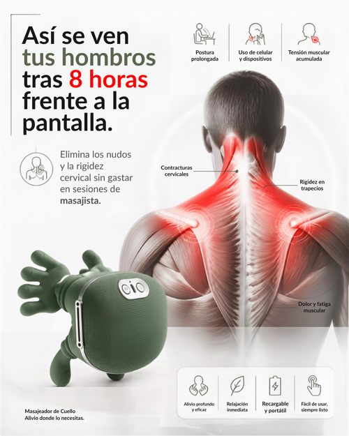 Masajeador Cervical de manito